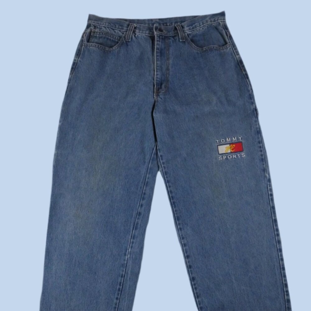 vintage 90s tommy hilfiger carpenter jeans - 34x30